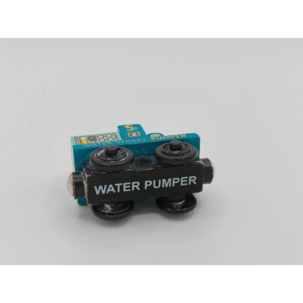 Thomas & Friends Wooden Railway‎ Water Works Pumper Blue Train Car 2784WJ00